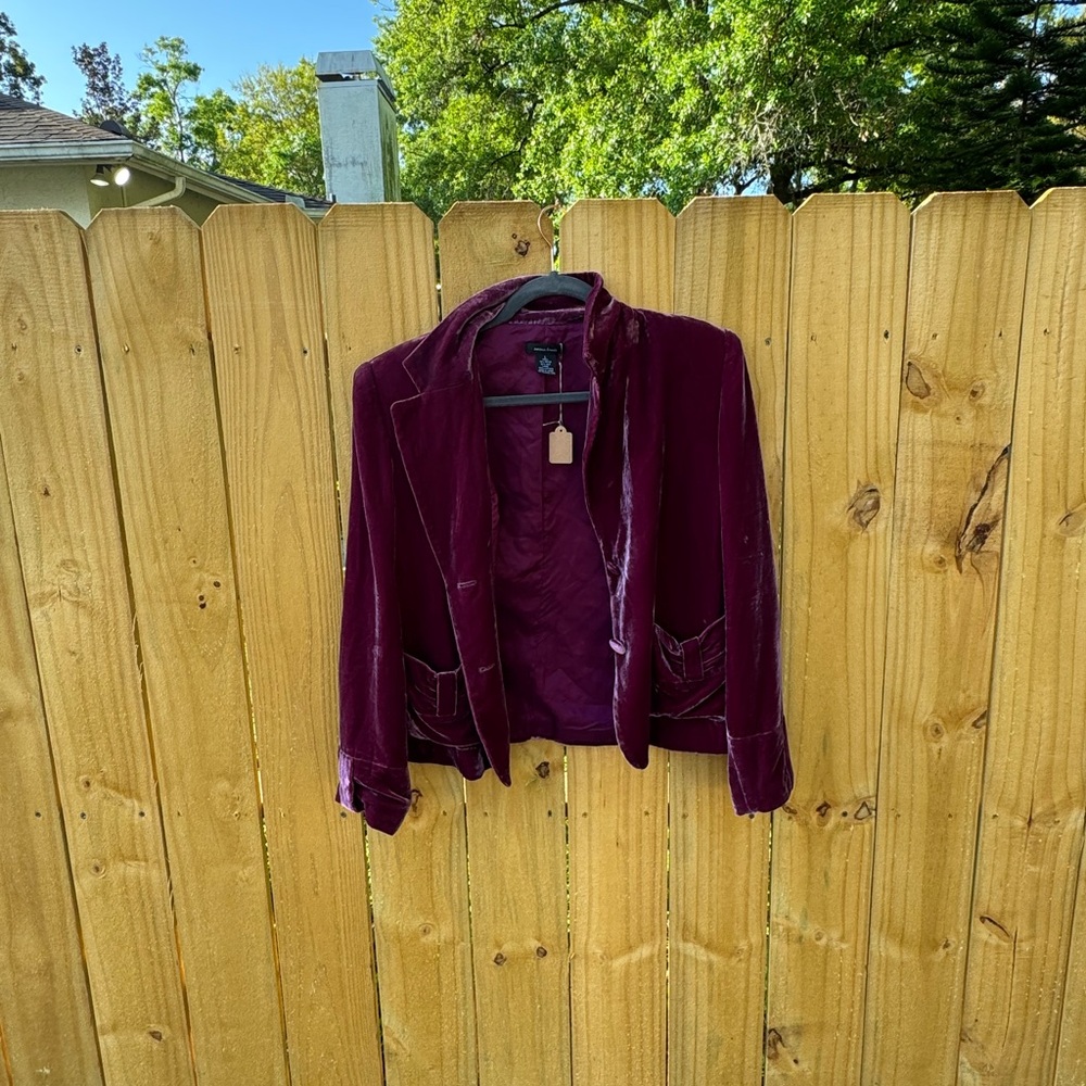 Women's Blazer velvet new with tags